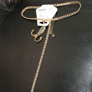 Earrings and necklace set